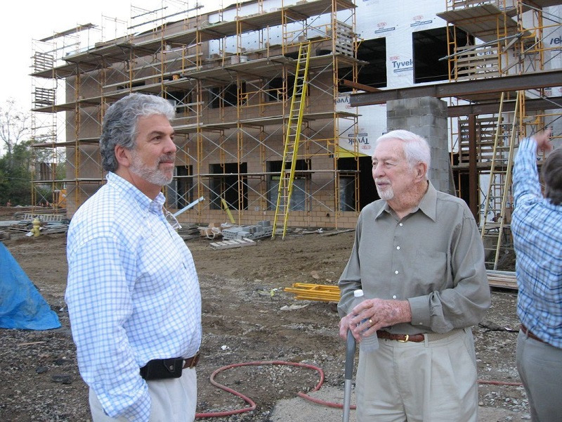 The Mayerson JCC under construction before opening in 2008 on Ridge Road.