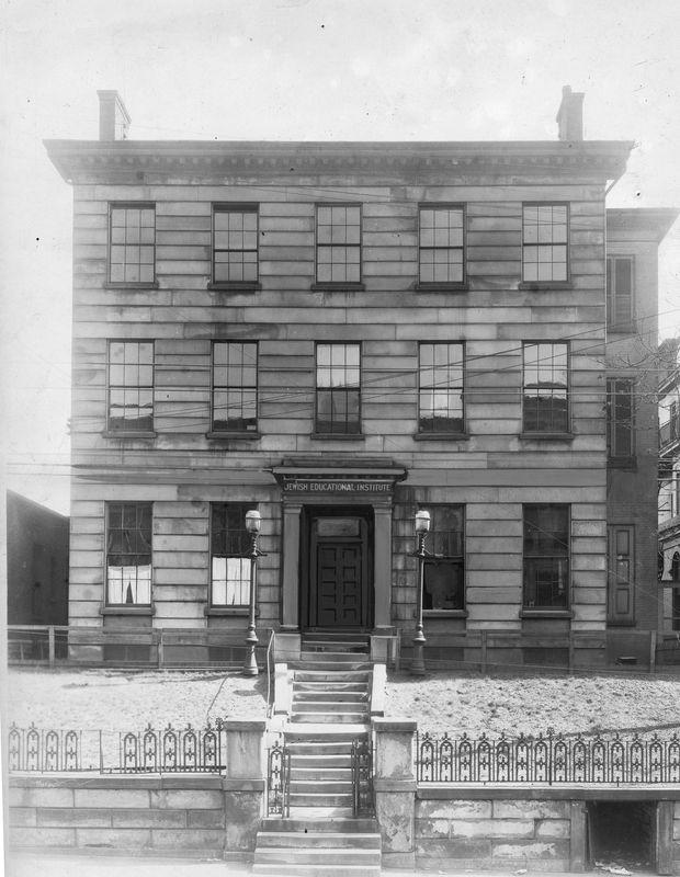 First head of United Jewish Charities (1896-1924), 731 West Sixth Street. <br><br>Courtesy of The Jacob Rader Marcus Center of the American Jewish Archives, Cincinnati, Ohio.